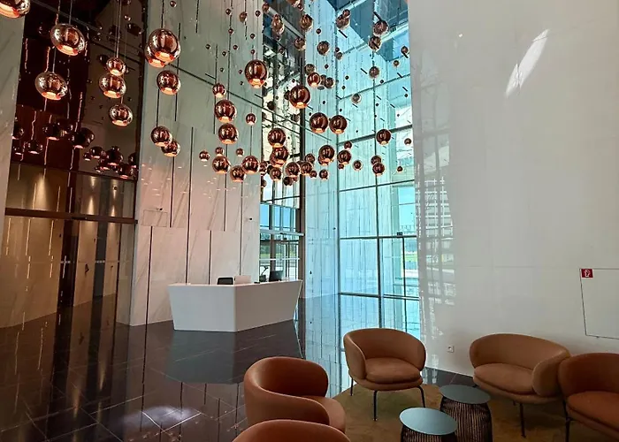 Eurovea Tower, 27th Floor Apartment, Free Parking Apartament *