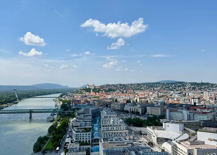 Appartamento Eurovea Tower, 27th Floor Apartment, Free Parking Bratislava