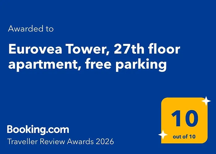 Eurovea Tower, 27th Floor Apartment, Free Parking Appartamento Bratislava